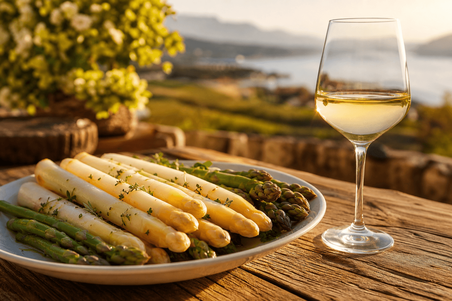 Spargel mit Weisswein — Frühlings-Pairing